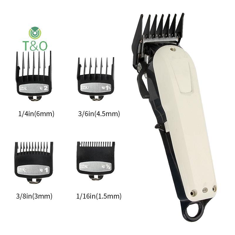 T&O 2/3/4 ชิ้น Hair Clipper Limitb ท่องเที่ยว Limitb Trimmer Guards สิ่งที่แนบมา Universal สีสัน