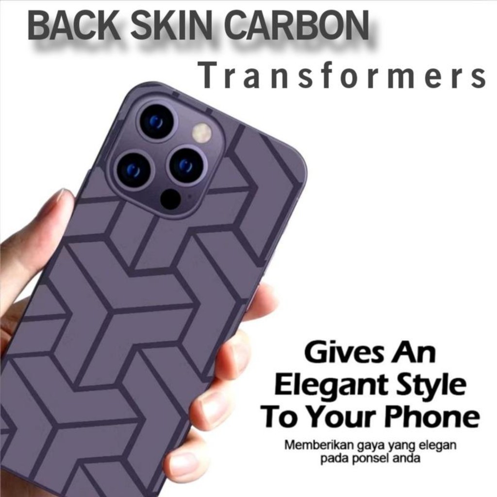 Garskin Carbon Transformer Anti เชื้อรา Vivo Y04 Y29 4G 5G IQOO Z9 Z9x Z7 Z7x X100 Pro Y100 Vivo Y28