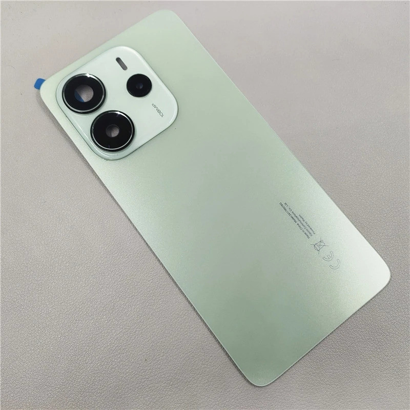 A+++ ฝาหลังแบตเตอรี่สําหรับ Xiaomi Redmi หมายเหตุ 14 Note14 4G ด้านหลังประตูพร้อมอะไหล่ซ่อมเลนส์กล้อง
