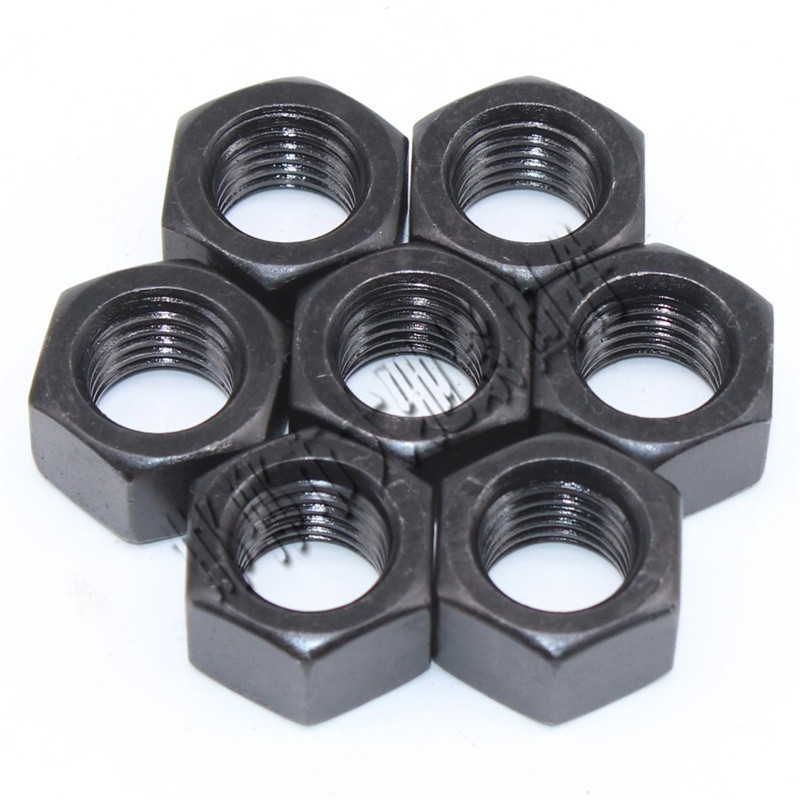 ขายส่งทั้งกล่อง High-Strength Fine-Thread Nut M8X1-M48X3 Nut GB6171 National Standard Grade 12.9 Har