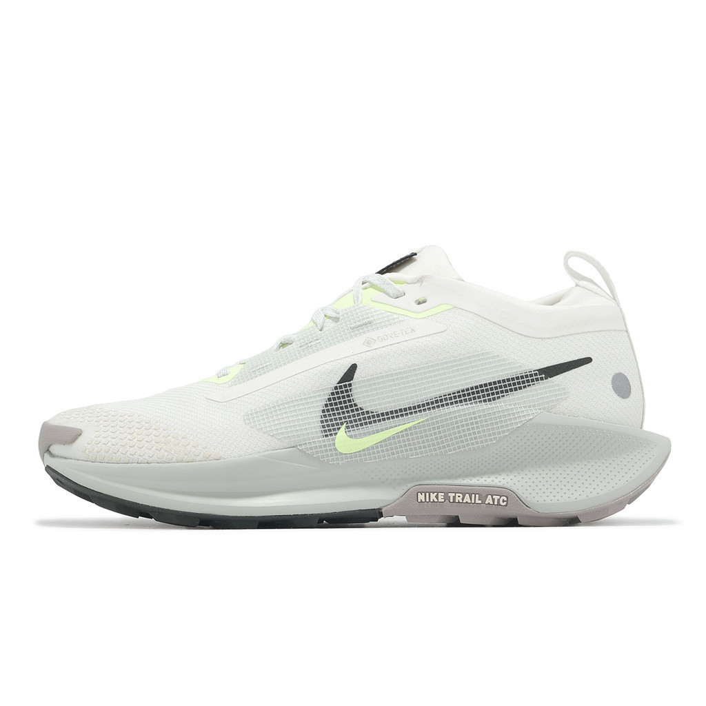 รองเท้าวิ่งข้ามประเทศ Pegasus Trail 5 GTX ผู้ชายสีขาวสีเขียวกันน้ํากีฬา [ACS] FQ0908-102