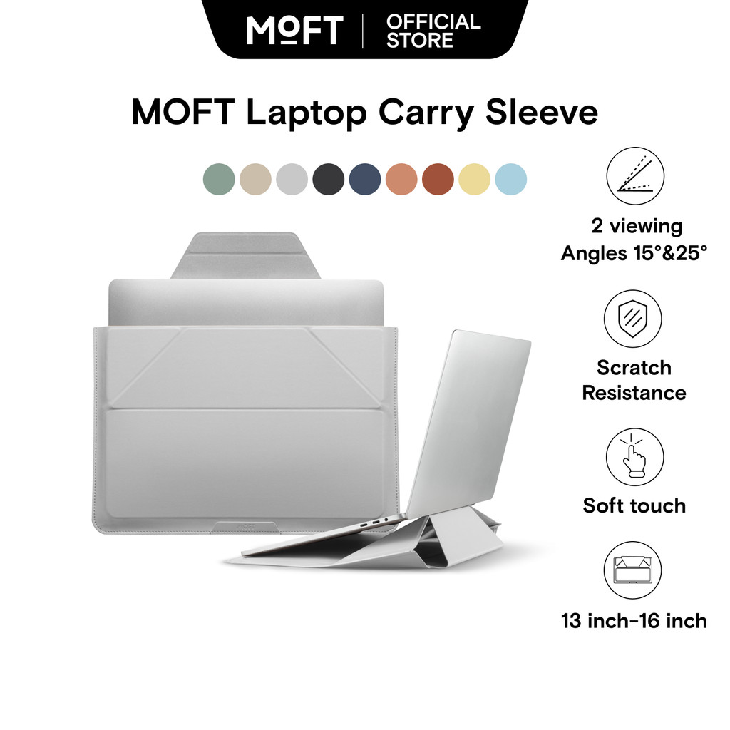 MOFT Laptop Sleeve กระเป๋าแล็ปท็อป แบบบางพิเศษ 13 นิ้ว ~ 16 นิ้ว 1 แพ็ค สําหรับแล็ปท็อป MacBook 13~16 นิ้ว
