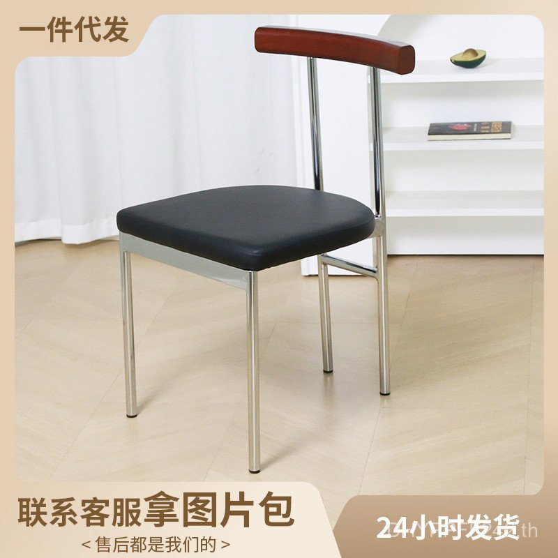 ไม้เนื้อแข็งที่เดินทางมาพักผ่อนMinimalist & โต๊ะรับประทานอาหารCafeเก้าอี้LogในครัวเรือนTเก้าอี้พนักพ