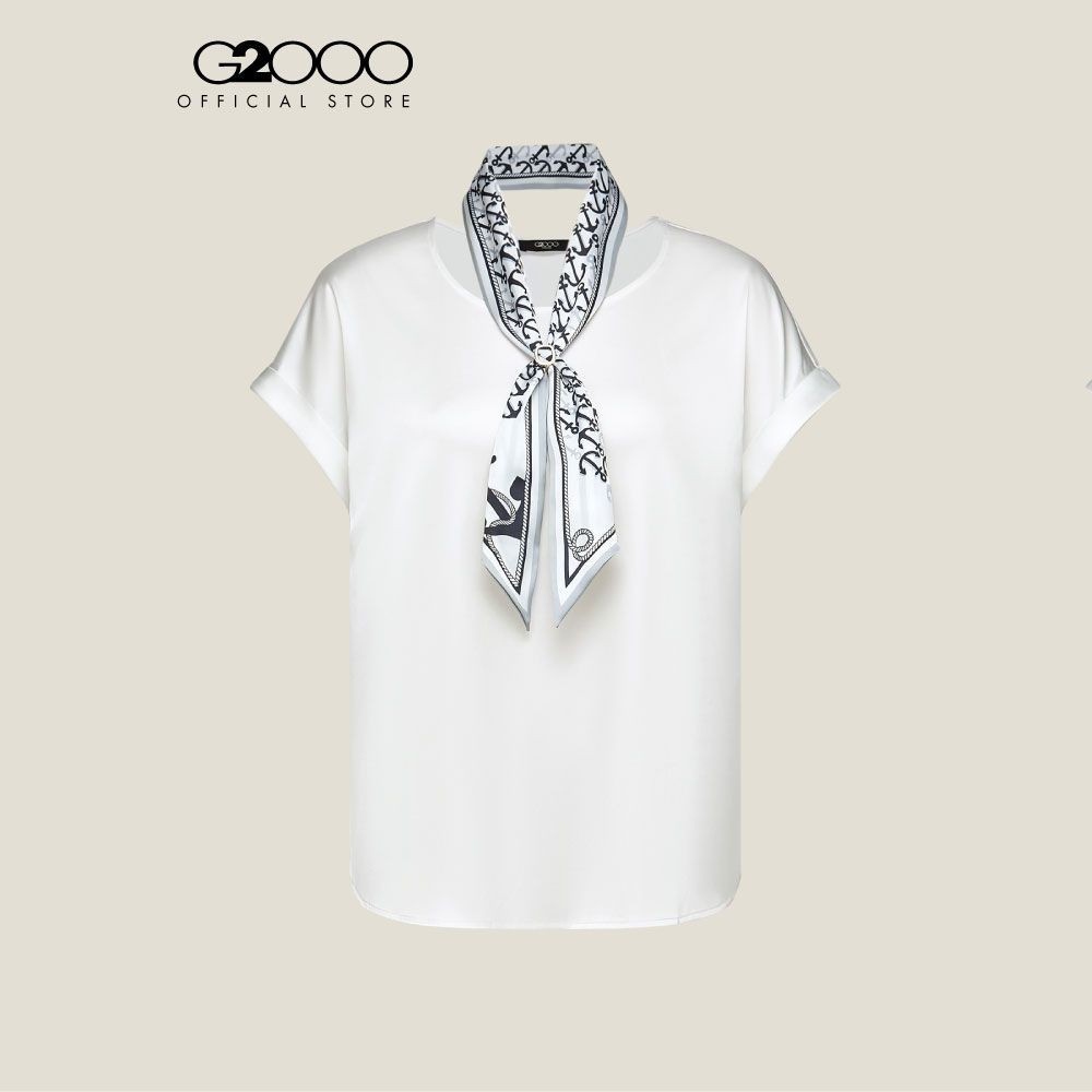 G2000 เสื้อเบลาส์สำหรับผู้หญิง ทรง Regular Fit รุ่น 5124147101 OFF-WHITE