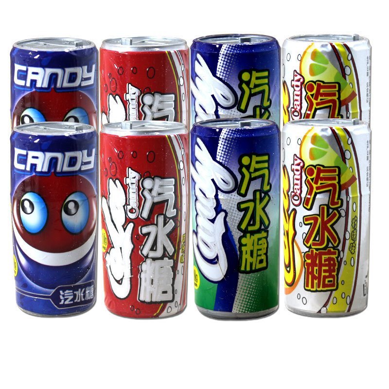 น้ําตาล 80 Hou Cola รส 90 ขวด Candy Nostalgic Soda โซดาสามารถ Hou Candy Sprite ลูกอมขนมประกายน้ํา T1