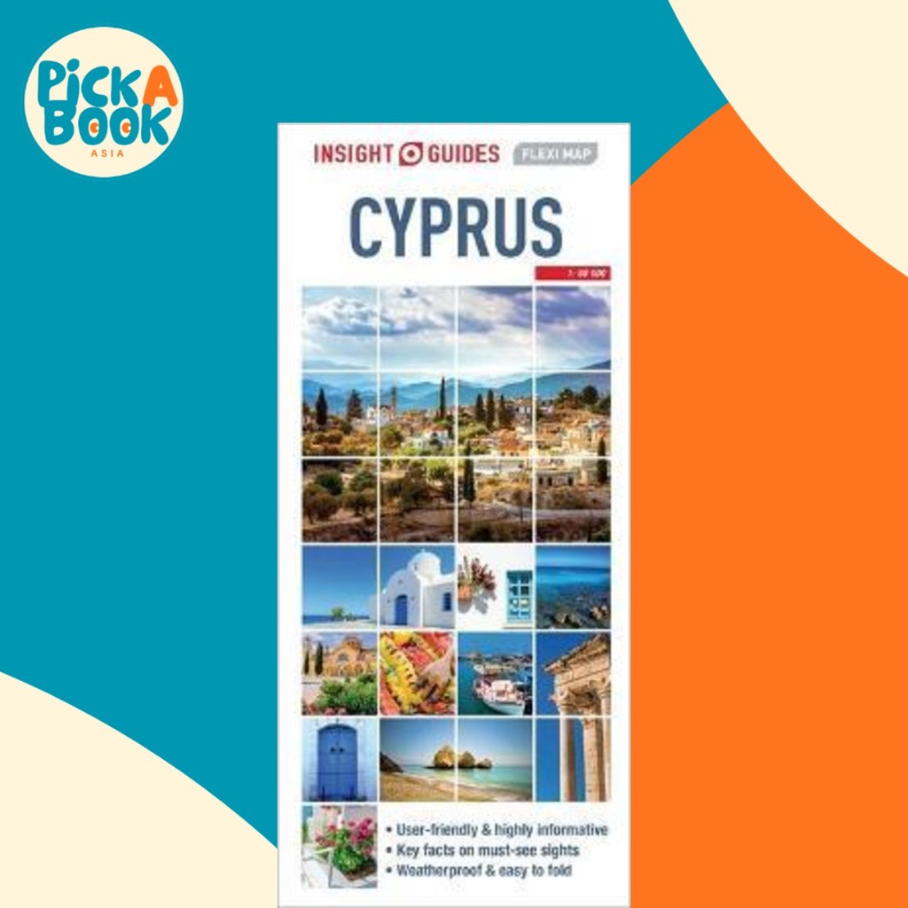 Insight Guides Flexi Map Cyprus โดย Insight Guides (ฉบับสหราชอาณาจักรปกอ่อน)