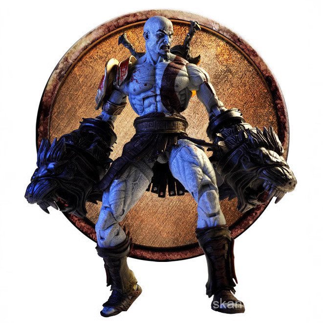 NECA God of War 3 Ultimate Kratos Kratos Kratos Kratos Boxed Deluxe Edition โมเดลฟิกเกอร์