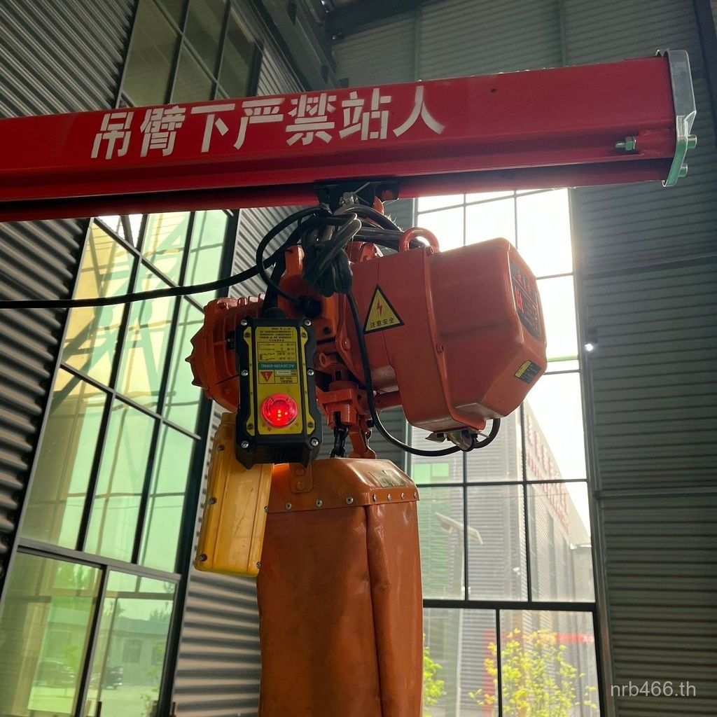 เครนหมุน2เท้าแขวนไฟฟ้าพร้อมสต็อกคอลัมน์เท้าแขนแขวนตัน BZD ขนาดเล็ก360องศาเท้าแขนแขวนตัน1 ซีซีดีเอ็น