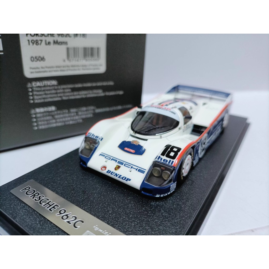 IG 1 43 Porsche Leman Rally Car รุ่น Porsche 962C #18 เลแมนส์ 1987