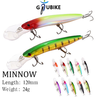 GTUBIKE Sinking Minnow Hard Lure ขนาด 120 มิลลิเมตร ใช้งานได…