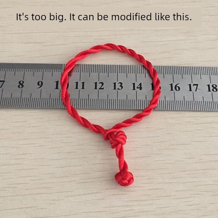 กําไลข้อมือ coquette bracelet ราศีทอมือ เชือกสีแดง