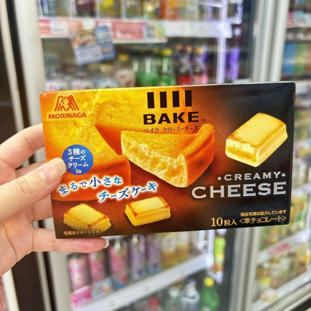 นําเข้า Morinaga Morinaga BAKE Baked Cheese Cube Chocolate Pastry Cheese Snack สินค้าใหม่ 11.20