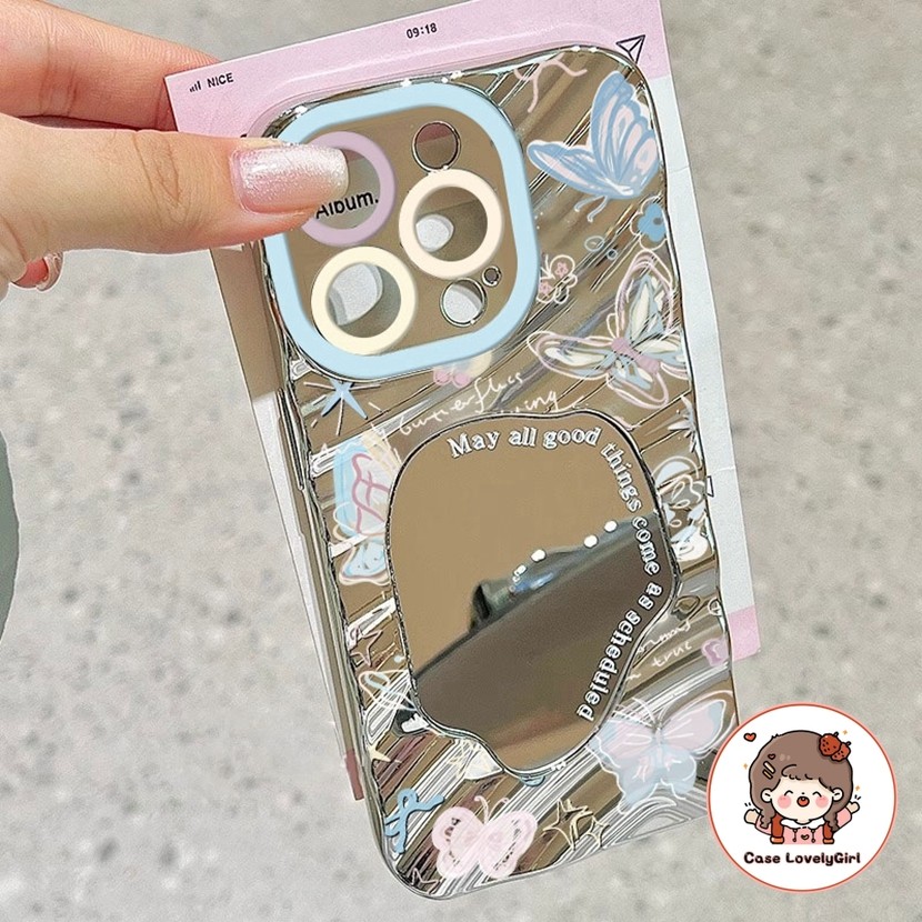 🔥ส่งจากไทย luxury Mirror เคส IPhone 17 16 15Pro Max IP11 14Pro Max XR พสัส13 12 7 8Plus X XsMax กระจ