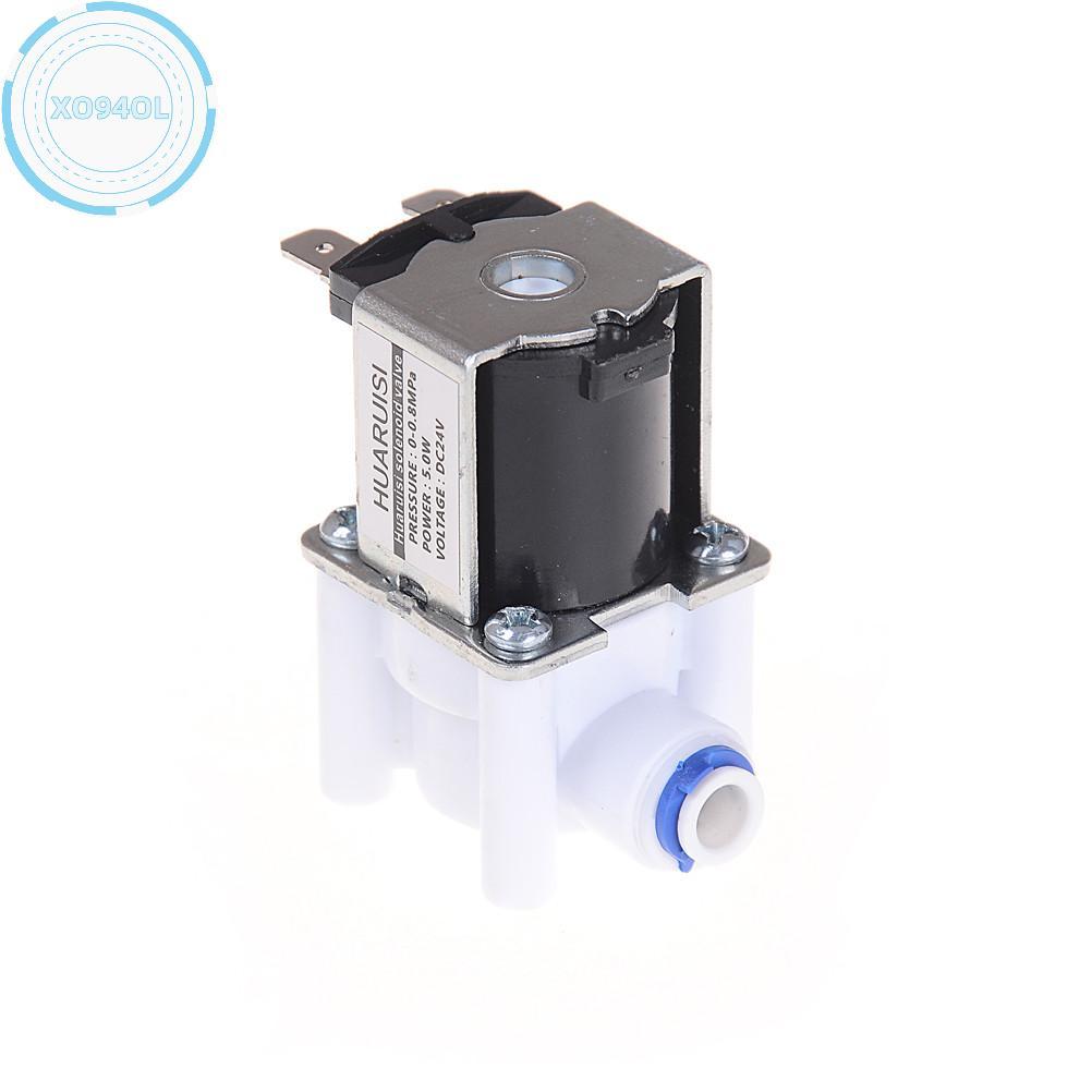 Xo94ol วาล์วน้ําไฟฟ้า 24V DC Solenoid วาล์ว 1/4 "การเชื่อมต่อท่อ RO Controller TH