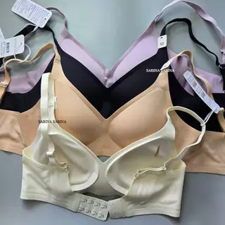 Sabina Habpy Pretty Perfect Level 1 เสื้อชั้นใน ไร้ตะเข็บ ไร้โครง รหัส HBU25006 แบบ ตะขอหลัง