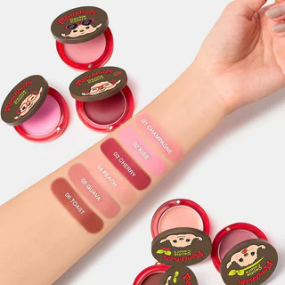 Gentle Colors X Monchchichi Soft Cream Blush 4g เจนเทิล คัลเลอร์ บลัชเนื้อครีม คอลเลคชัน Monchchichi
