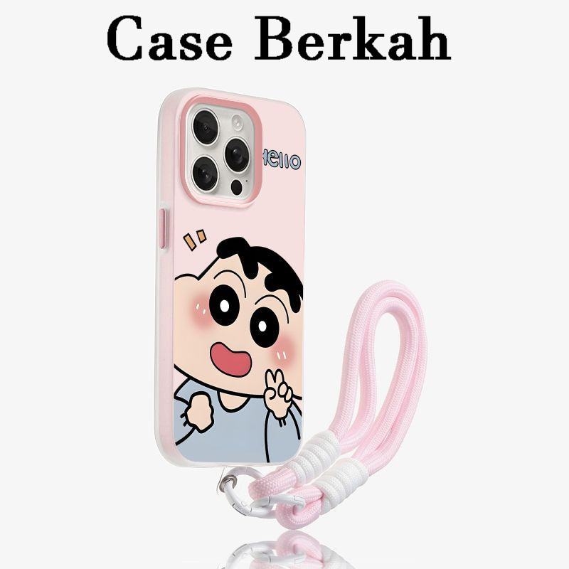 ล่าสุดพรีเมี่ยม 2In1 Crayon Shin-ChanกรณีHp Redmi 15 15C A5 C71 Poco M7 Plus 14C 13C F7 C65 Xiaomi 1