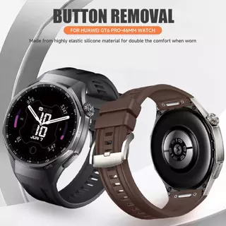 สายซิลิโคนสําหรับนาฬิกา Huawei GT6 Pro 46 มม.Quick Release Sports Band สร้อยข้อมือ correa สําหรับ Huawei GT6 46 มม.อุปกรณ์เสริมเข็มขัดผู้ชาย