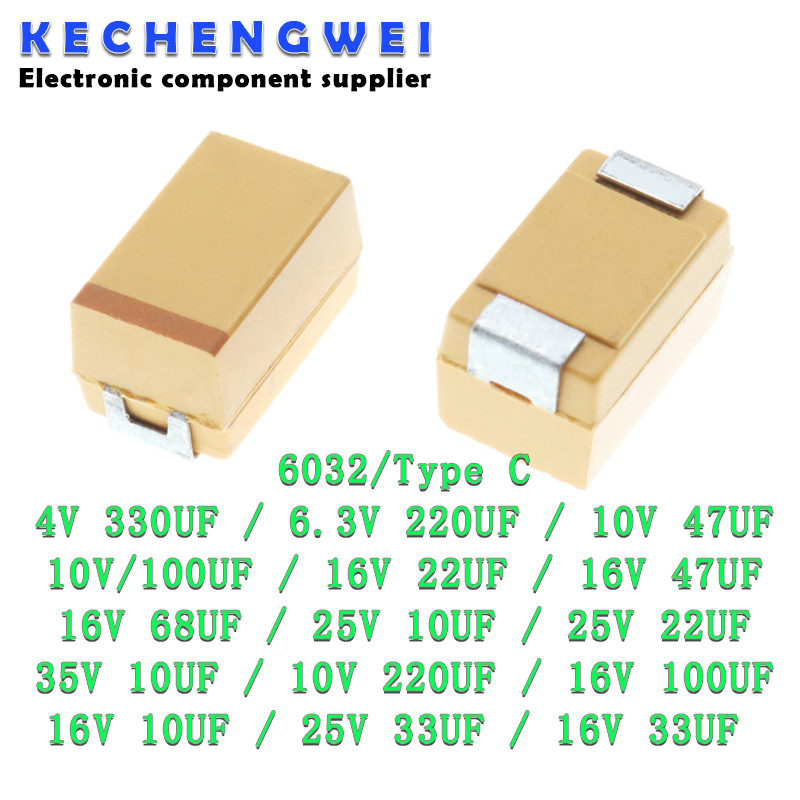 10PCS Tantalum Capacitor ประเภท C 226 686 106 337 227 476 107 10UF 22UF 47UF 68UF 100UF 220UF 330UF 