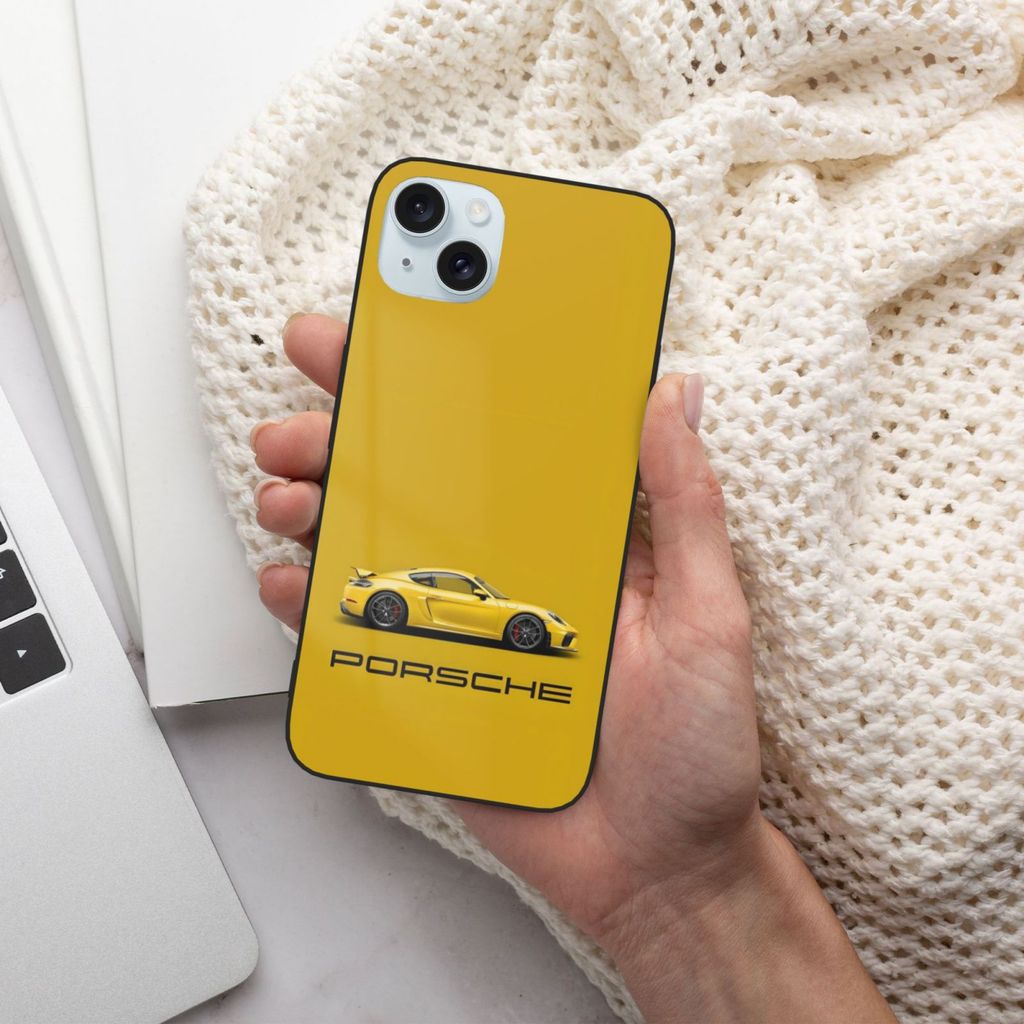 Porsche 718 Cayman GT4 เคสโทรศัพท์กันกระแทกคุณภาพสูงสําหรับ IPhone 17 Air 16Pro 17Pro Max