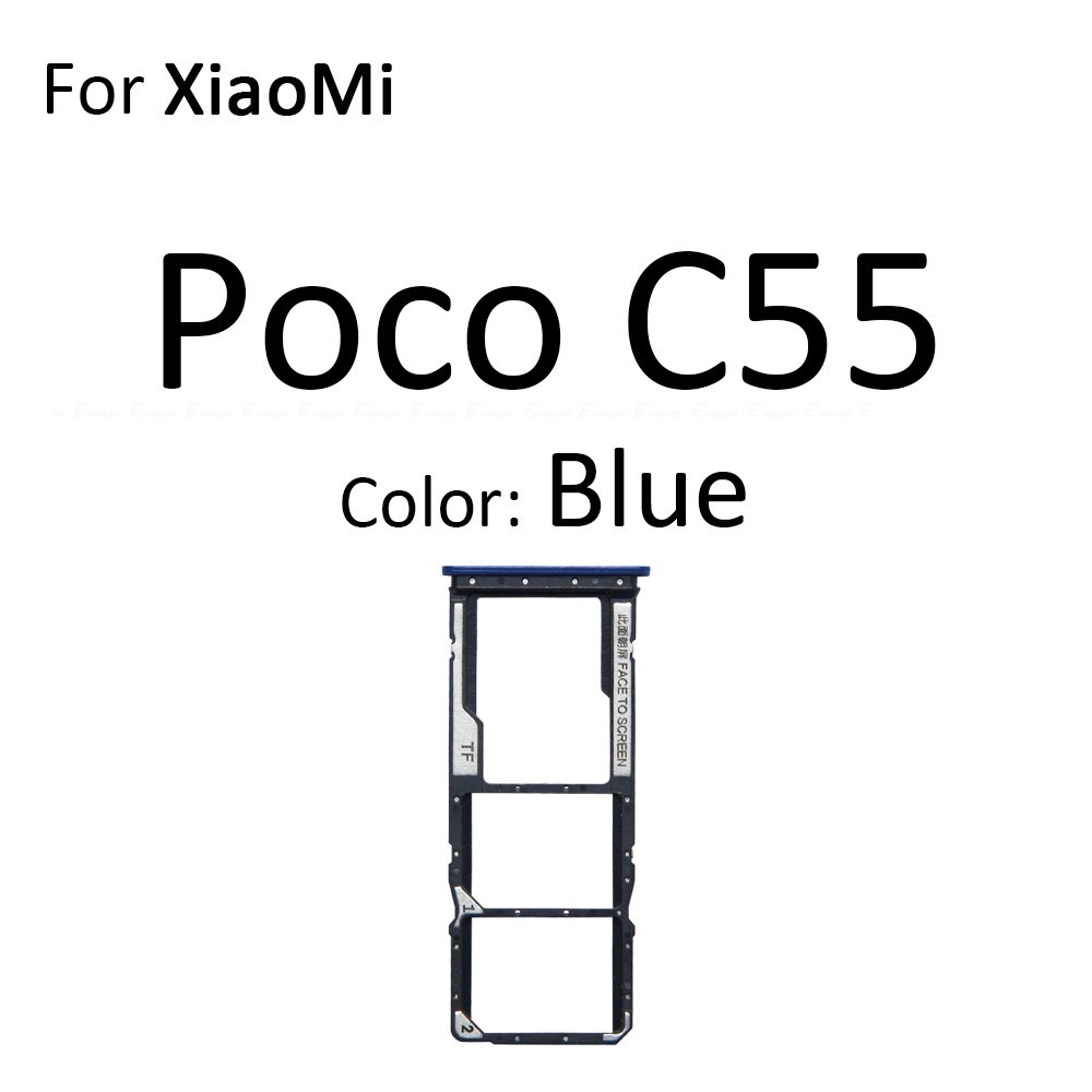 Sim  XiaoMi Poco C55 C61 C65 C75 Micro SD การ์ดซ็อกเก็ตอะแดปเตอร์คอนเทนเนอร์ Connector ผู้ถือถาด Reader สําหรับ ชิ้นส่วน - รูปที่ 5