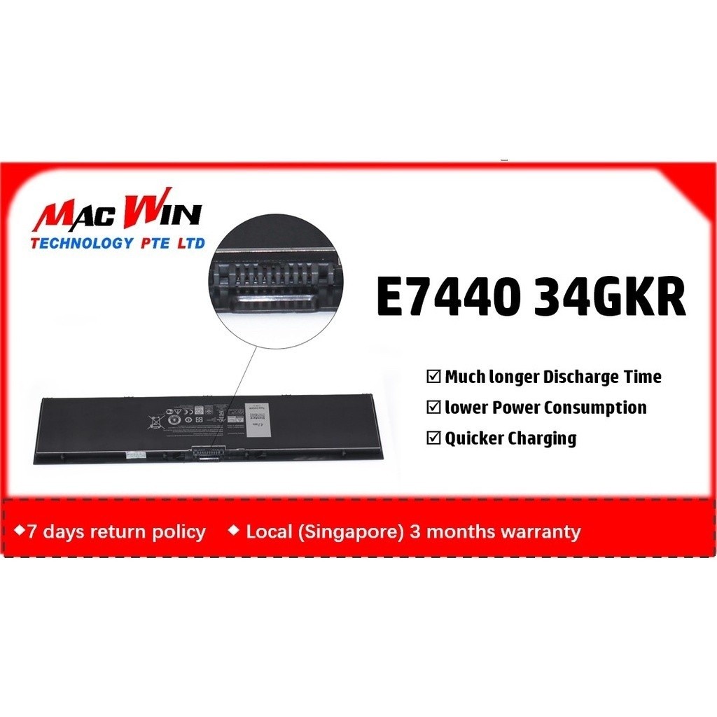 Type 34GKR E7440 Laptop Battery Replacement for Dell Latitude E7440 E7450 E7420 3RNFD 5K1GW V8XN3 PF