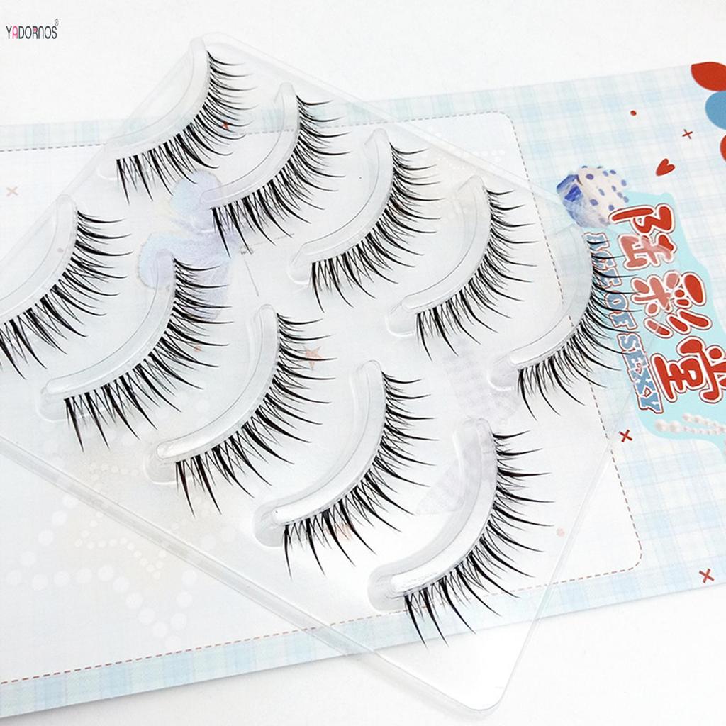 Reuseable One Piece ขนตาปลอมธรรมชาติ Spiry Wispy หนา Eye Lash สบายสําหรับสวมใส่ทุกวัน - รูปที่ 6