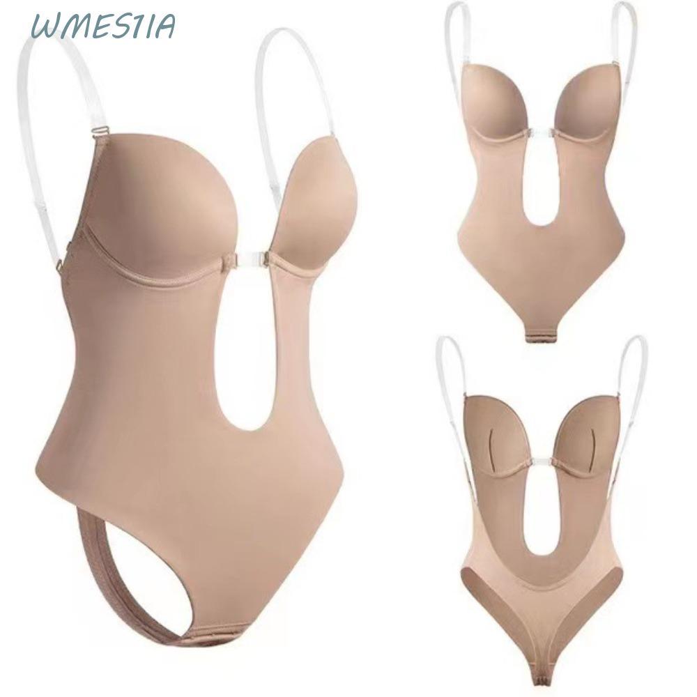 บอดี้สูทกระชับสัดส่วนสำหรับผู้หญิงแบบ Full Body Shaper Deep V คอรัดตัวสบายด้วยผ้าระบายอากาศได้ดี เหมาะสำหรับสวมใส่หลังการให้นมเด็ก