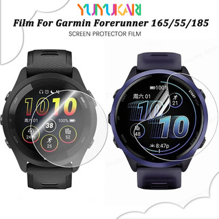 ป้องกัน Gores กระจกนิรภัย / ฟิล์มอ่อนสำหรับ for Smartwatch Garmin Forerunner 165/55/158 ตัวป้องกันหน้าจอ TPU เต็ม
