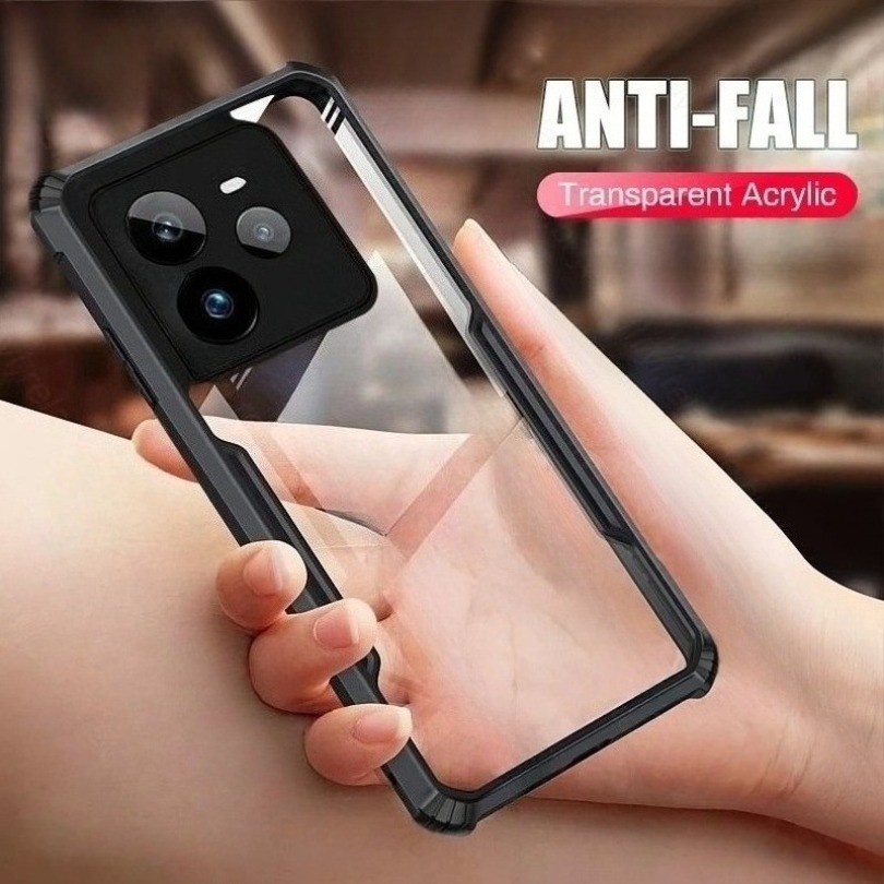 สําหรับRealme GT 7 Pro 5GกรณีอะคริลิคใสกันกระแทกเกราะRealmi Raelme GT7Pro GT7 Proกล้องกันชนฝาครอบป้อ