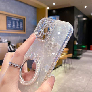 3Dวางกระจกเลเซอร์IMD Hard CaseสําหรับiPhone 11 12 13 14 15 16 17 Pro Max PlusปลอกAnti Fallฝาครอบป้องกันสําหรับiPhone17กรณี