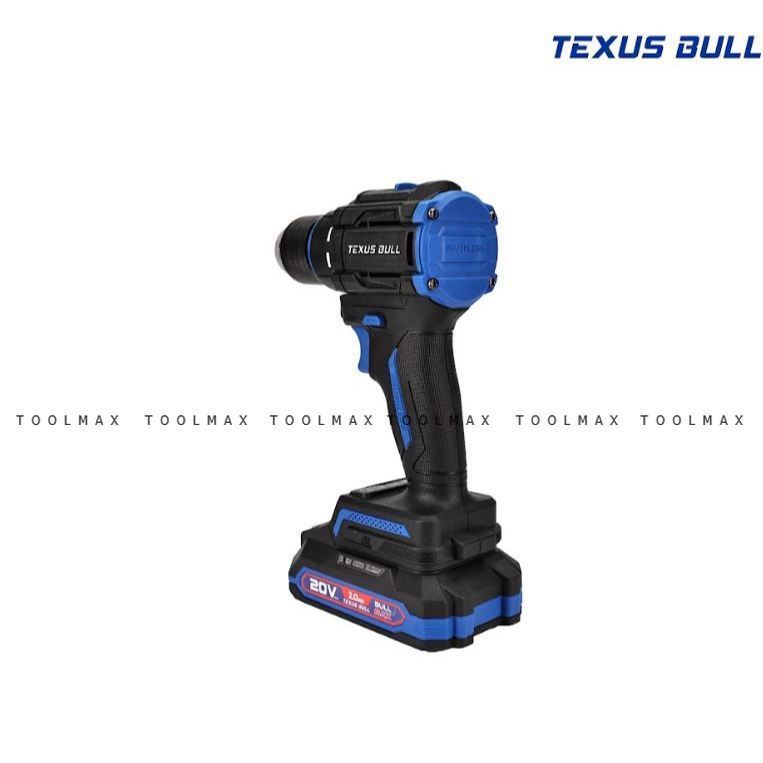 TEXUS BULL สว่านไร้สาย คอสั้น 20V แบตเตอรี่ 2.0Ah TX-9932 TX-9929