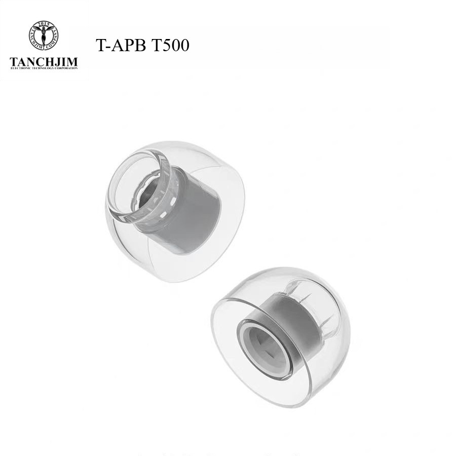 Tanchjim T-APB T500A/T500B หูฟังเคล็ดลับ Treble/เบสเพิ่มความดันอากาศ Balance ซิลิโคน Eartips 1 ขนาด 