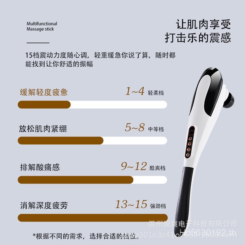 เอวนวดคอมัลติฟังก์ชั่นวดค้อนกลับนวดปลาโลมาทั้งร่างกายมือถือไฟฟ้าขาแบบพกพา GBT7