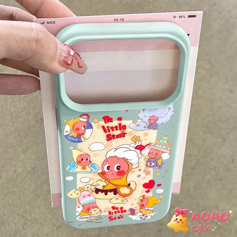 เคสไอโฟน 16 สำหรับ iPhone 17 16 11 13 15 14 12 Pro Max 17AIR 7 15 14 8 Plus XR X XS Max ปกหนังลายการ์ตูน Twinkle - รูปที่ 3