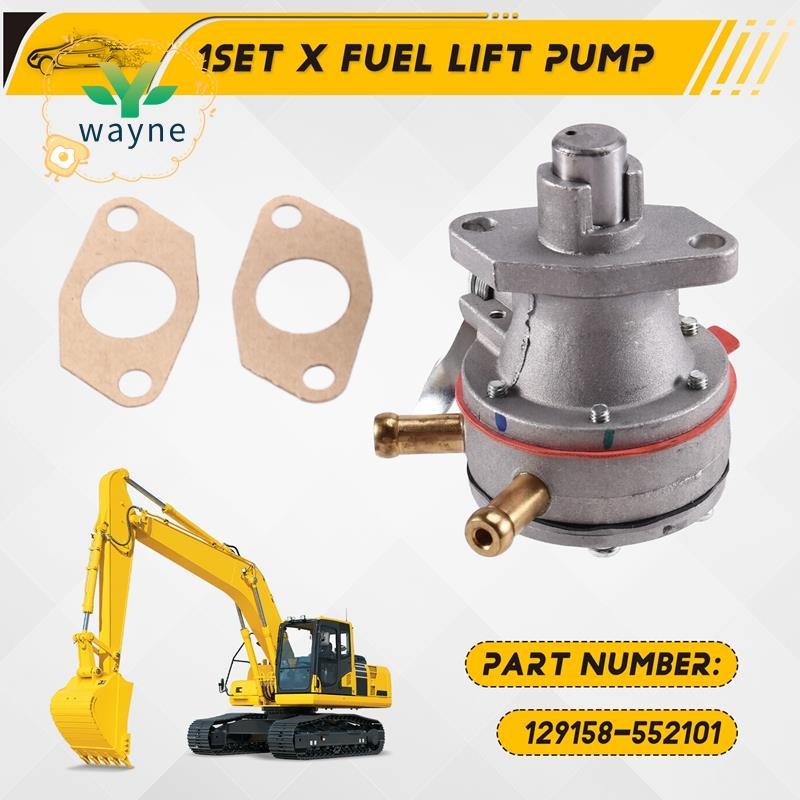 ปั้มยก 129158-552101 สําหรับเครื่องยนต์- 3D78N-1C 3D78N-1C 3D78AE-3A รถตักล้อรุ่น WA20-2 WA30-5 อะไห