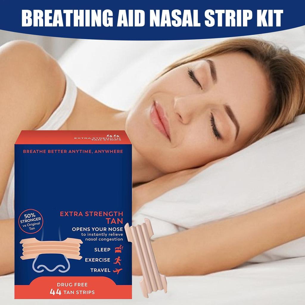Breathing Aid Nasal Strip Kit Nasal Strips กาว Sleep Patch Extra Strength Nasal Strips Kit nuaedatth