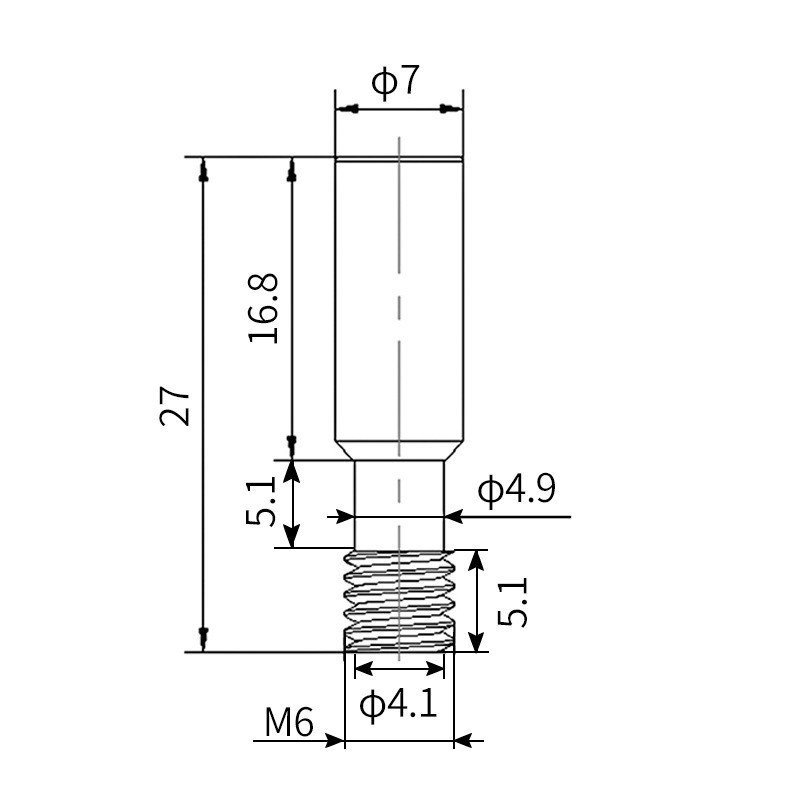 อุปกรณ์เสริมเครื่องพิมพ์ 3d CR10 คอตรง CR-10SEnder-3/3S คอสแตนเลส AHIS