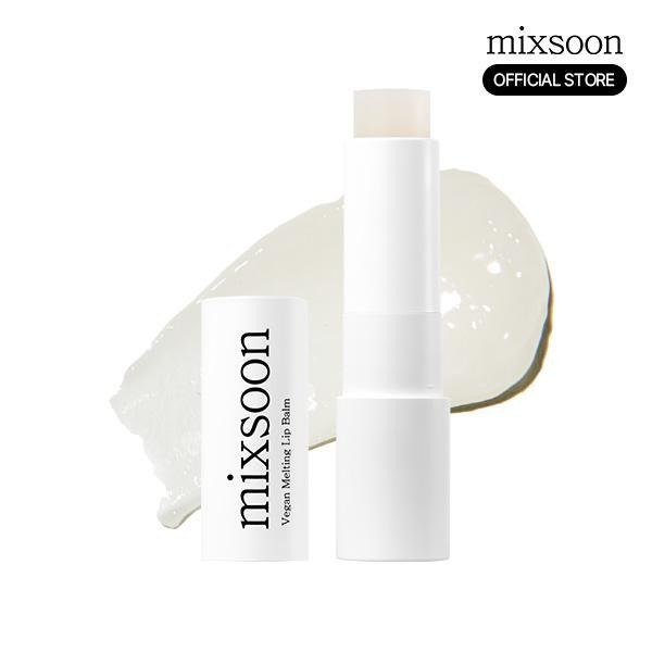 [mixsoon Official Shop] Vegan Melting Lip Balm (ใส) 0.14 oz / 4.1g - ลิปบาล์มบํารุงสําหรับริมฝีปากแต
