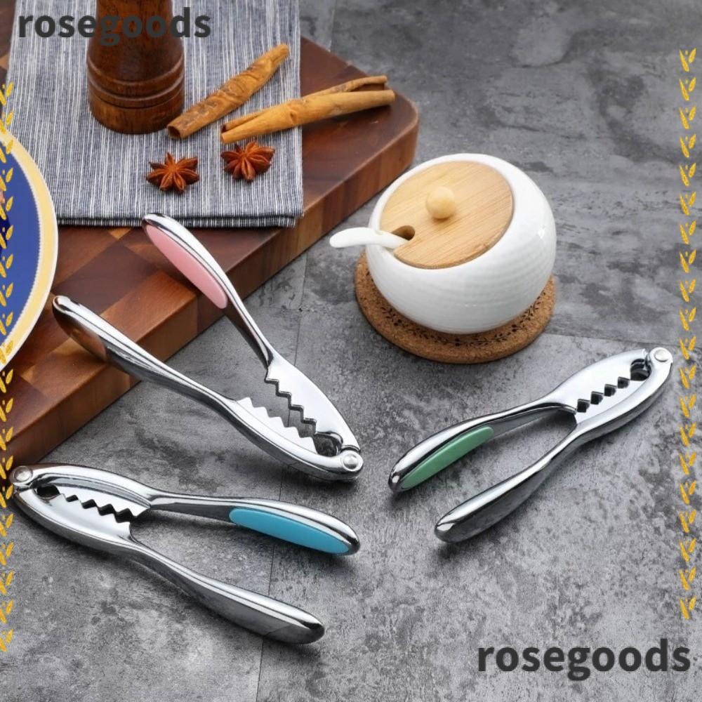 ROSEGOODS Shell Cracker, Lobster Clamp Crab Peel Crab Eating Tool, Easy Shell Removal Stainless Stee