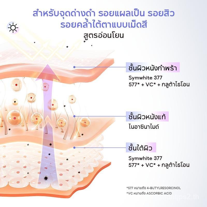 PAPA FEEL [FDA] 577 ครีมจุดด่างดำ 30g | NIACINAMIDE | SYMWHITE 377 | CERAMIDE | ฝ้า | กระ | จุดด่างด