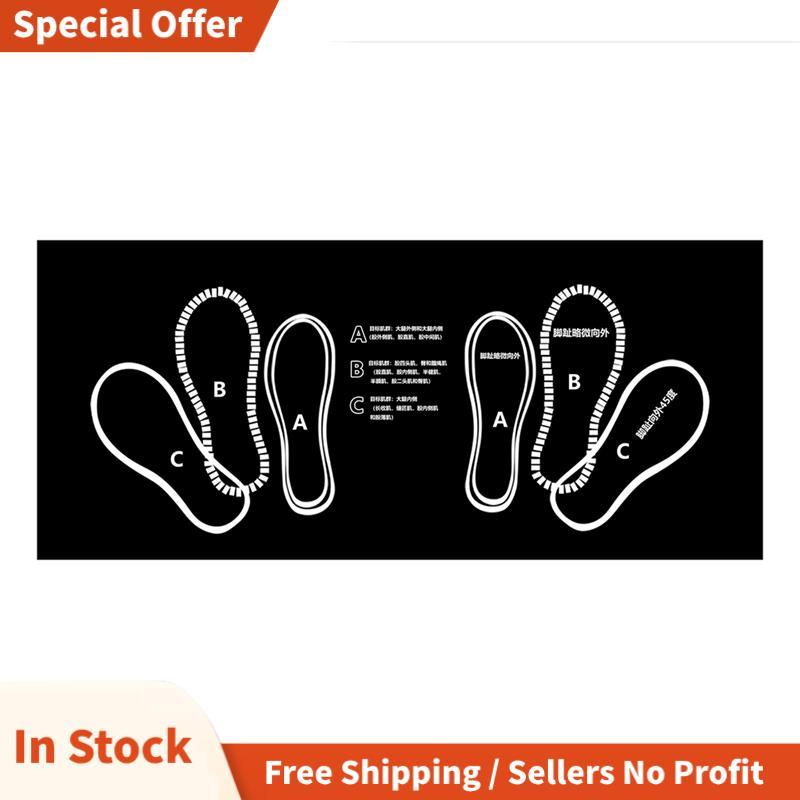 Squat Mat,Squat Step Positions เสื่อเข่า Msquat Mat พร้อมตําแหน่งเท้า Mat, Kettlebell ยกน้ําหนัก Squ