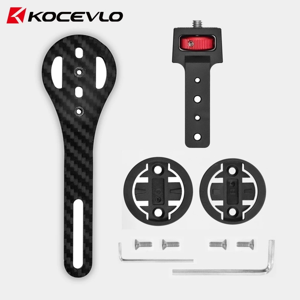 KOCEVLO คอมพิวเตอร์จักรยานหมุน สำหรับกล้อง Insta360, GoPro, DJI และ Garmin พร้อมขาตั้งคาร์บอน thumbnail 8