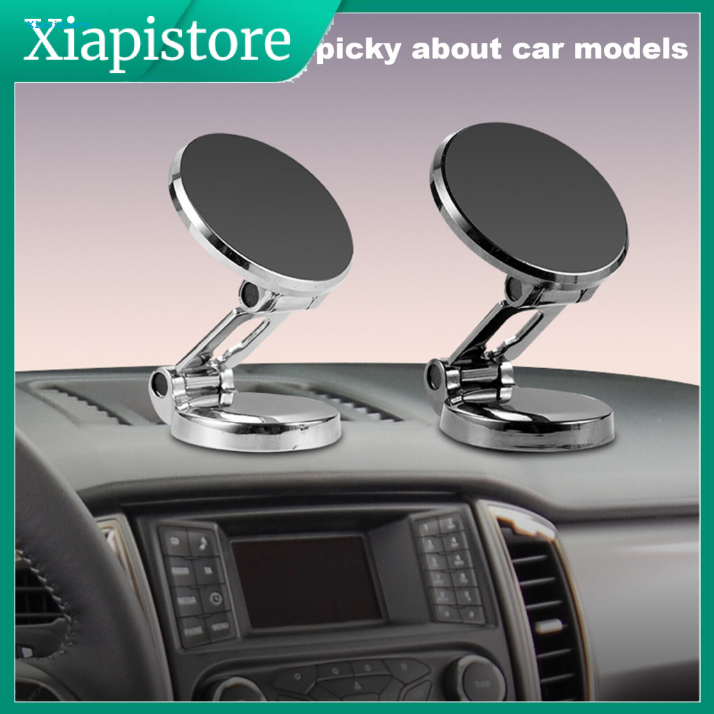 [ Xiapistore ] N52 Neodymium Magnetic Mount Precision ที่วางโทรศัพท์แบบปรับได้ 360° ที่วางโทรศัพท์แบ