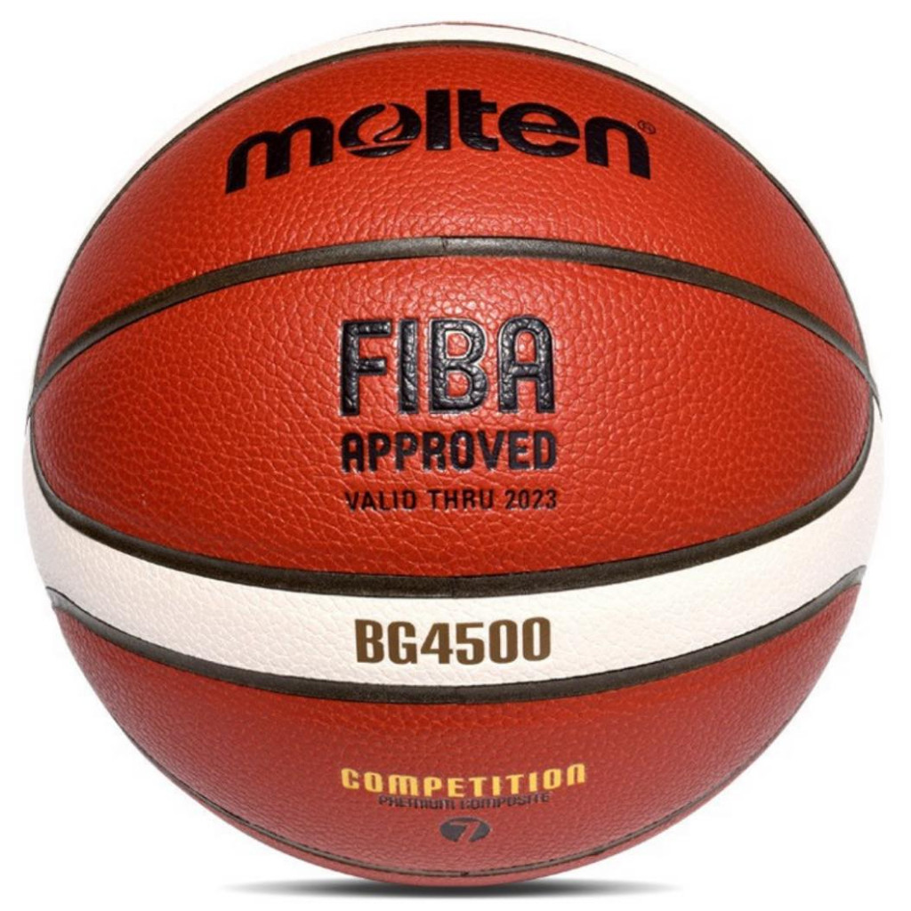 ลูกบาสเก็ตบอล Molten BG4500 และ GG7X รวมถึง Wilson NBA ขนาด 7 นิ้ว ผลิตจากPU