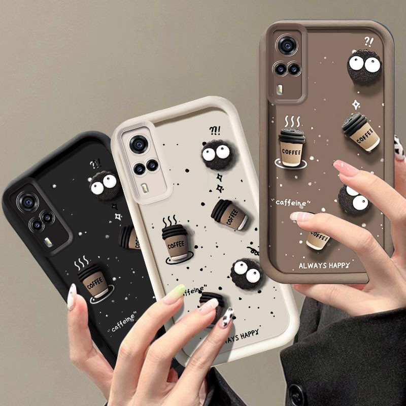 เคส Vivo y31 case vivo y51 y51a y53s y33 case 3D ถ้วยกาแฟเคสโทรศัพท์