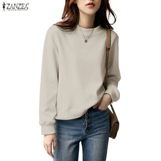 ZANZEA ฮู้ดี้สไตล์เกาหลีสำหรับผู้หญิง ออกแบบมาเพื่อการเดินทา…