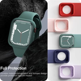 กรณีฝาซิลิโคนยาง for Apple Watch Iwatch Ultra/Ultra 3 2 Series 11 10 9 8 7 6 SE 3 2 5 4 3 2 1 49 46 45 41 44 40 42 38มม