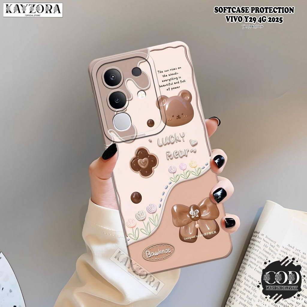 HP ล่าสุด VIVO Y29 4G 2025 Softcase - KAYZORA - เคสแฟชั่นการ์ตูน - เคส VIVO Y29 4G - ซิลิโคนกล้อง Pr