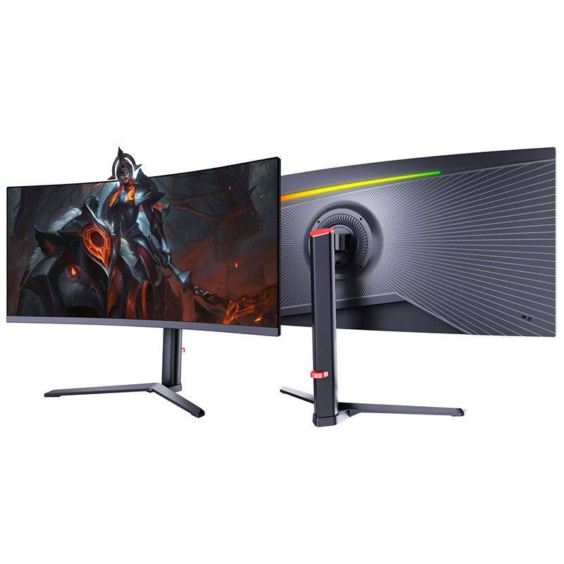 เกม 34/40/49 นิ้วพร้อมปลา 4K165HZ HD คอมพิวเตอร์โค้ง IPS Monitor 144Hz จอแสดงผล